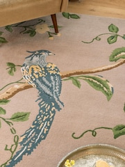 Laura Ashley Teal Blue Summer Palace Cranberry Rug - Image 6 of 7