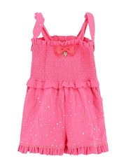 Angels Face Pink Bali Sparkle Playsuit - Image 2 of 3
