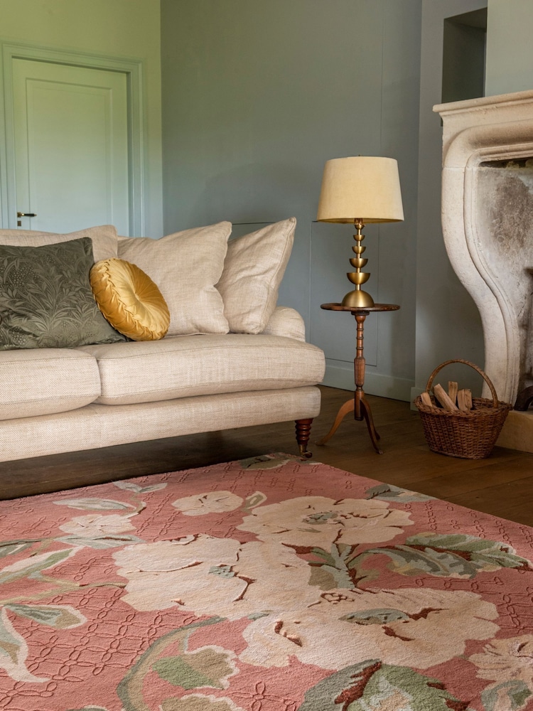 Laura Ashley Orange Aylworth Trail Terracotta Rug - Image 2 of 8