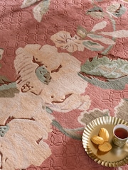 Laura Ashley Orange Aylworth Trail Terracotta Rug - Image 3 of 8