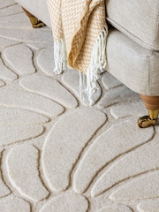 Laura Ashley Cream Coleby Petals Hedgerow Rug - Image 5 of 9