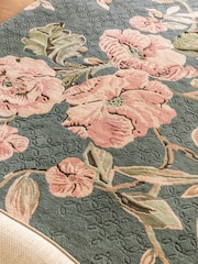 Laura Ashley Green Aylworth Trail Fern Rug - Image 4 of 9