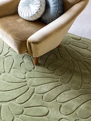 Laura Ashley Green Coleby Petals Hedgerow Rug - Image 2 of 8
