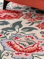Laura Ashley Red Wendling Floral Poppy Rug - Image 2 of 8