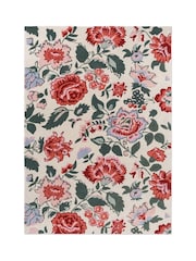 Laura Ashley Red Wendling Floral Poppy Rug - Image 3 of 8