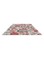 Laura Ashley Red Wendling Floral Poppy Rug - Image 4 of 8