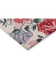 Laura Ashley Red Wendling Floral Poppy Rug - Image 5 of 8