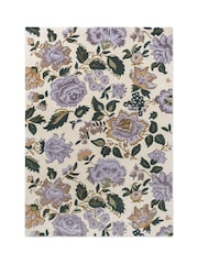 Laura Ashley Purple Wendling Floral Heather Rug - Image 5 of 9