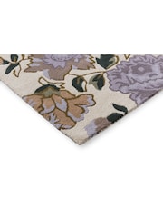 Laura Ashley Purple Wendling Floral Heather Rug - Image 7 of 9