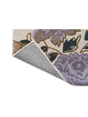 Laura Ashley Purple Wendling Floral Heather Rug - Image 8 of 9