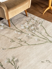 Laura Ashley Green Pussy Willow Hedgerow Rug - Image 2 of 9