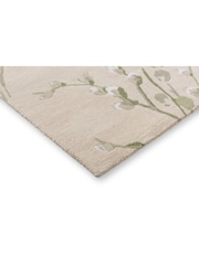Laura Ashley Green Pussy Willow Hedgerow Rug - Image 8 of 9