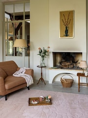 Laura Ashley Pink Coleby Petals Chalk Rug - Image 1 of 8
