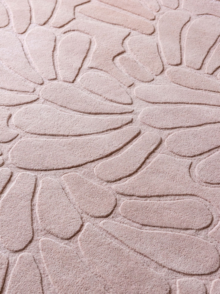 Laura Ashley Pink Coleby Petals Chalk Rug - Image 8 of 8