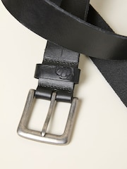 Black Plain Leather Belt - Image 2 of 2