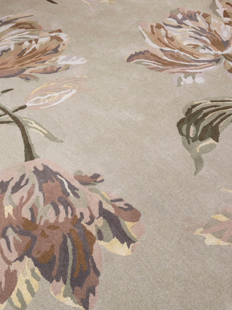 Laura Ashley Green Gosford Sage Green Rug - Image 2 of 13