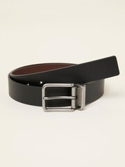 FatFace Black/Brown Reversible Leather Belt - Image 1 of 3