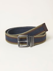FatFace Navy Reversible Webbing Belt - Image 1 of 3