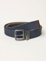 FatFace Navy Reversible Webbing Belt - Image 2 of 3