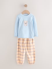 Check Bow / Bear Woven Bottoms Pyjamas 2 Pack (9mths-10yrs) - Image 6 of 9