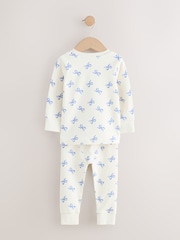 Blue Bows Snuggle Pyjamas 3 Pack (9mths-12yrs) - Image 7 of 9