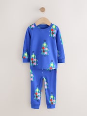 Red/Blue Santa Christmas Snuggle Pyjamas 2 Pack (9mths-12yrs) - Image 3 of 6