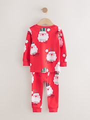 Red/Blue Santa Christmas Snuggle Pyjamas 2 Pack (9mths-12yrs) - Image 4 of 6