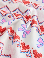 White Snow Print Christmas Pyjamas (9mths-16yrs) - Image 5 of 6