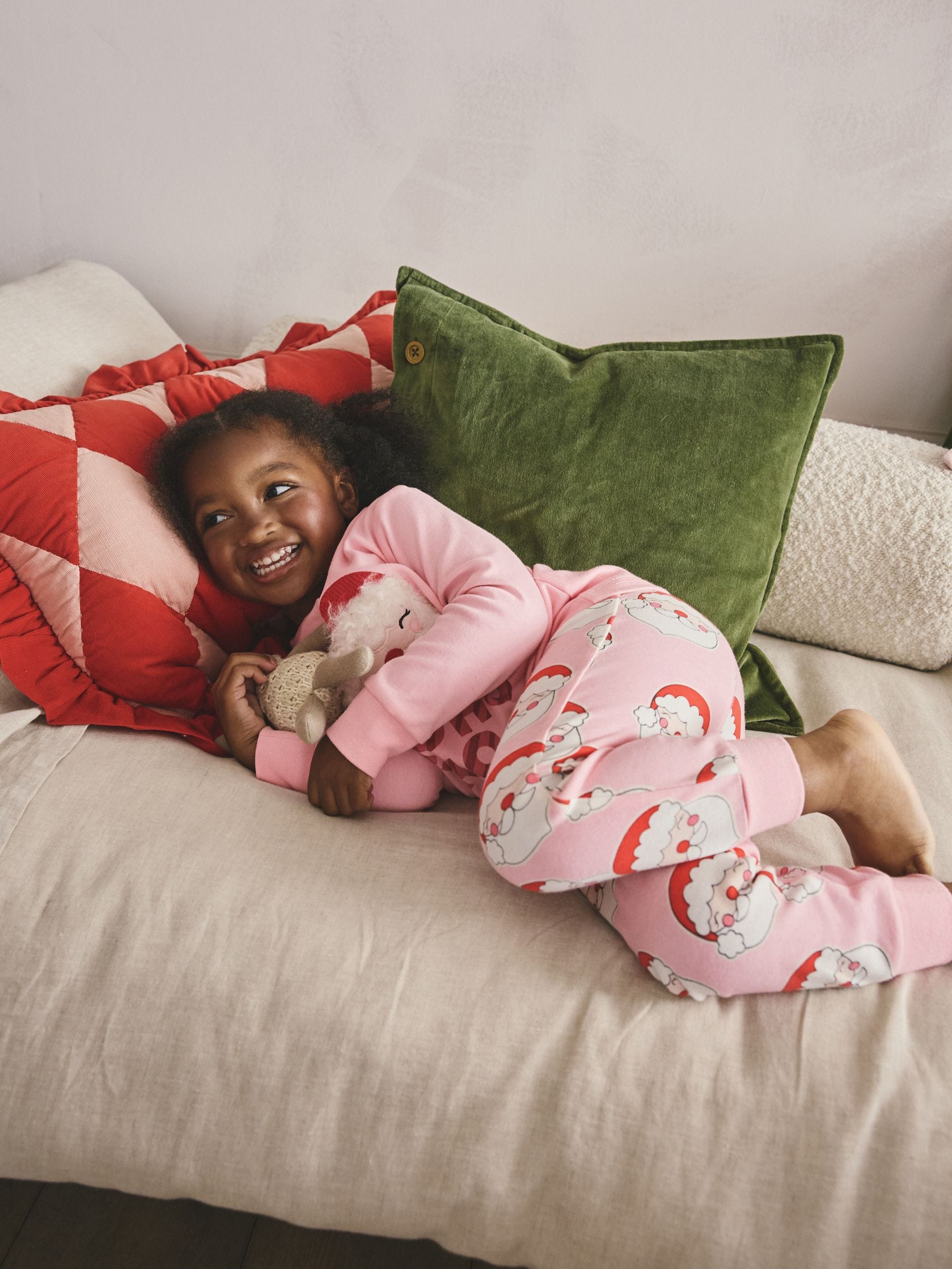 Buy Pink Santa Christmas Pyjamas (9mths-16yrs) from Next Germany
