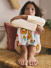 Ecru AOP Squishmallow Christmas Jogger Pyjamas (5-14yrs) - Image 4 of 8