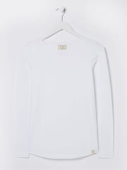 FatFace Bree White T Shirt - Image 1 of 1
