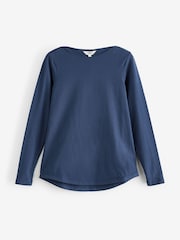FatFace Bree Navy T Shirt - Image 1 of 1