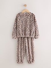 Neutral Animal Cosy Fleece Pyjamas (3-16yrs) - Image 2 of 4