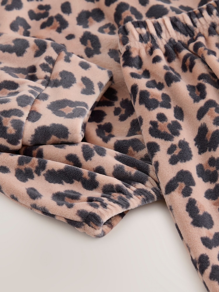 Neutral Animal Cosy Fleece Pyjamas (3-16yrs) - Image 4 of 4