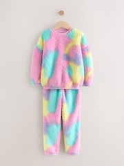 Pastel Tie Dye Fleece Two Piece (2-16yrs) - Image 1 of 4