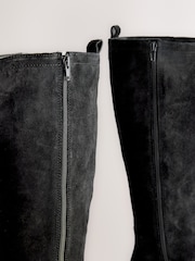 Black Suede Leather Mix - Botas Western Forever Comfort® de cano alto e contraste - Imagem 9 de 9