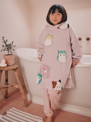 Lilac Purple Squishmallow Fleece Hooded Blanket (5-16yrs) - Image 1 of 8