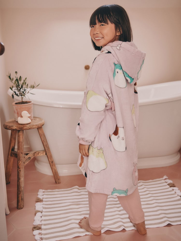 Lilac Purple Squishmallow Fleece Hooded Blanket (5-16yrs) - Image 2 of 8
