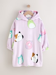 Lilac Purple Squishmallow Fleece Hooded Blanket (5-16yrs) - Image 5 of 8
