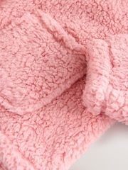 Pink Borg Bear Ears Hooded Blanket Cropped (3-16yrs) - Image 9 of 10