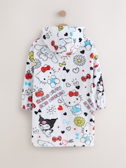White Hello Kitty Fleece Cropped Hooded Blanket Hoodie (3-16yrs) - Image 2 of 4