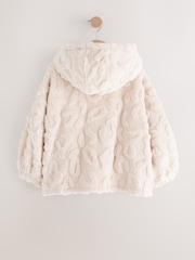كريم شكل حيواني - Hooded Cropped Blanket Hoodie (3-16yrs) - صورة 7 من 9