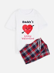 Personalised Boys ''Little Valentines'' White T-Shirt by Dollymix - Image 1 of 4