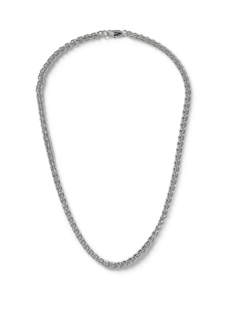 DCK Mens Silver Tone Premium Plated Rope Chain Necklace - Image 1 of 2