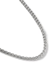 DCK Mens Silver Tone Premium Plated Rope Chain Necklace - Image 2 of 2