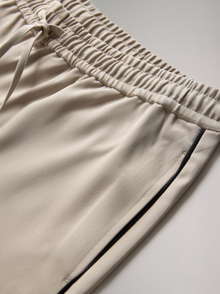 The Set Black/Neutral Taupe 2 Pack Wide Leg Trousers - Image 6 of 6