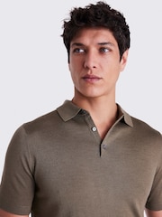 Зелений - В'язані сорочки поло MOSS Merino - Image 3 of 5