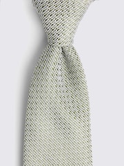 MOSS Green Italian Grenadine Tie - Image 2 of 3