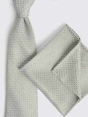 MOSS Green Italian Grenadine Tie - Image 3 of 3