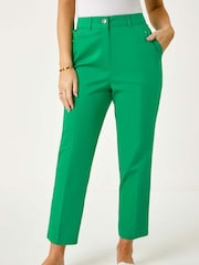 Roman Green Petite Full Length Stretch Trousers - Image 4 of 8